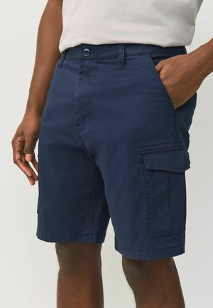 REGULAR FIT - STRETCH CARGO  - Rövidnadrágok - ink blue