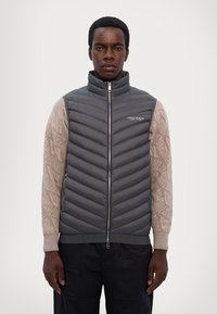 Armani Exchange GILET PIUMINO - Chaleco - shadow/deep navy
