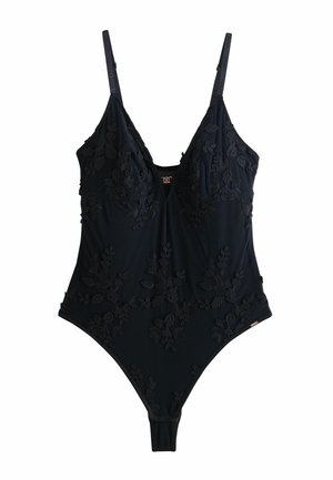 Lipsy, REGULAR FIT - PLUNGE BODYSUIT . - Body - black