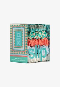 Slip SLIP PURE SILK MIDI SCRUNCHIES - Hair Styling Accessory - seashell
