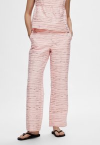 SLFVICCA RITA WIDE - Auduma bikses - cradle pink