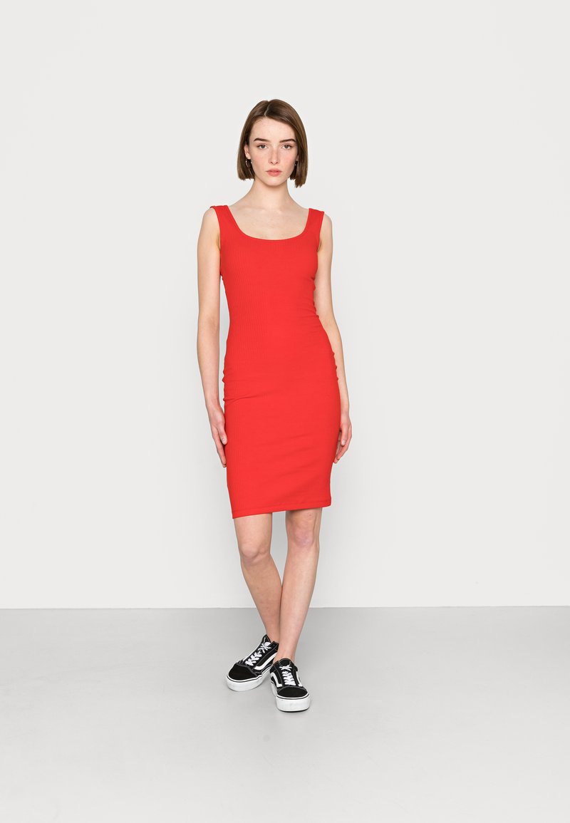 Even&Odd Vestido de malha - red