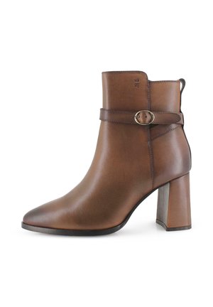 Botines de tacón - marrón