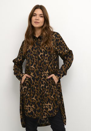 Lululia Dam Skjorta LuBella 6191 - Leo Print