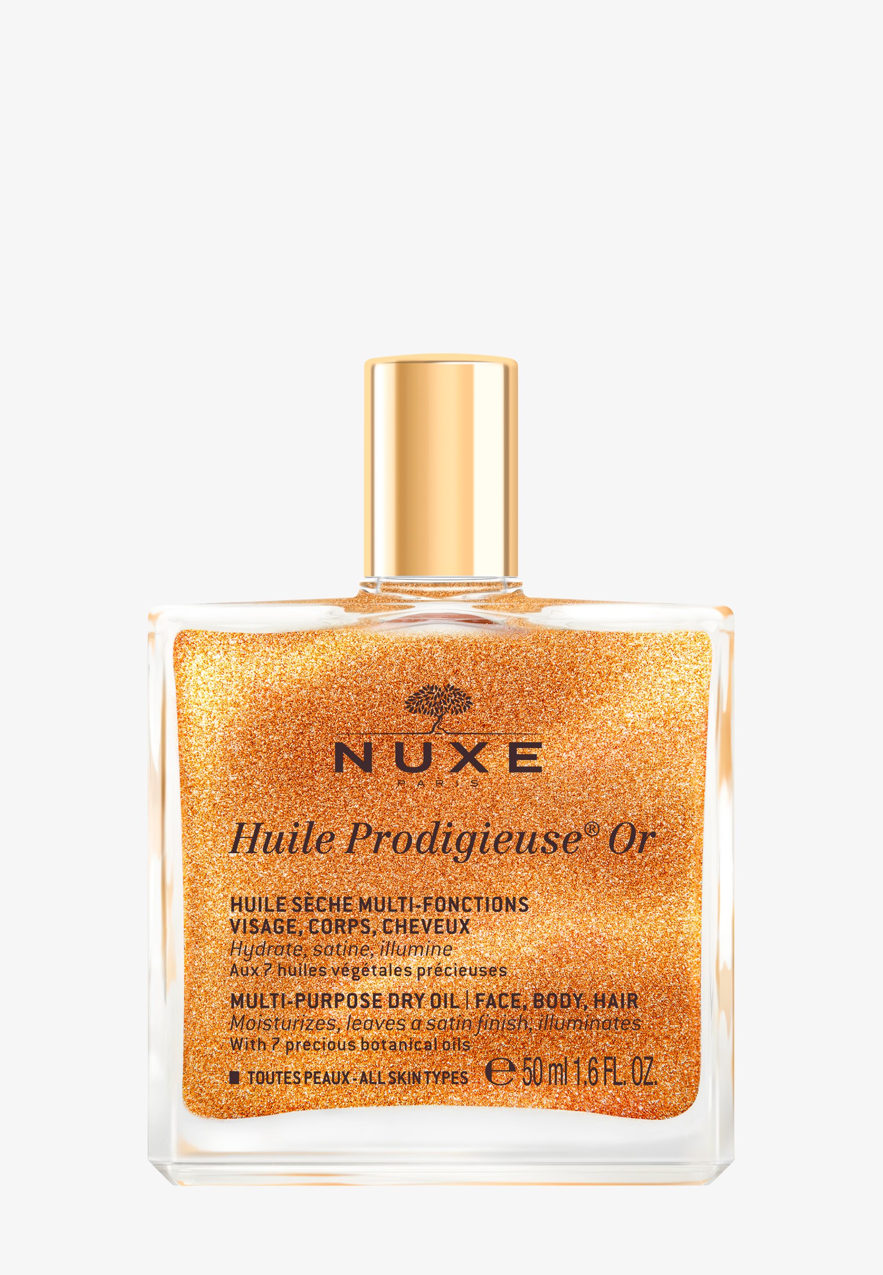 NUXE HUILE PRODIGIEUSE® SHIMMERING DRY OIL GOLD - Gesichtsöl - Zalando.ch