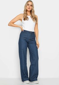 Long Tall Sally POCKET DETAIL WIDE LEG - Vaqueros rectos - indigo