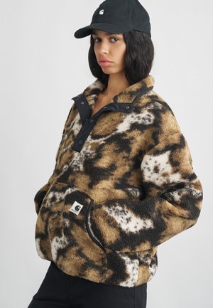 ELLIOT HIGH NECK LINER - Camisola de lã polar - wild dog/black