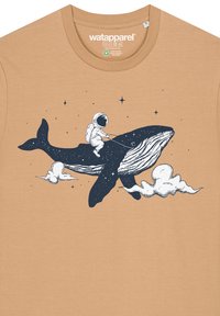 watapparel T-Shirt print - latte