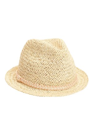 Next PINK TRIM STRAW TRILBY (YOUNGER) - Sombrero - beige