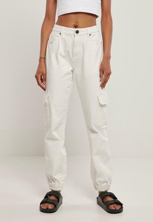 Relaxed fit jeans - white