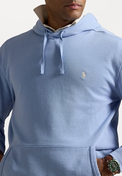 Polo Ralph Lauren Big & Tall LOOPBACK FLEECE HOODIE - Sportinis megztinis - light blue