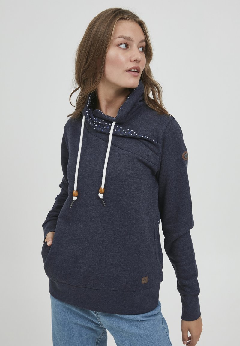 Damen Sweatshirts | Oxmo OXUDINE Sweatshirt total eclipse melange/blau - WM44687 Damen Sweatshirts | Oxmo OXUDINE Sweatshirt total eclipse melange/blau - WM44687