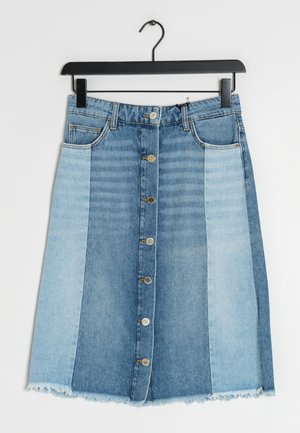 Mango A-line skirt - blue