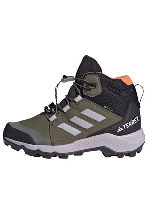 TERREX MID GORE-TEX® HIKING - Obuća za pješačenje - olive strata   silver dawn   amber tint