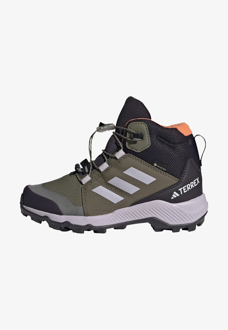 adidas Performance TERREX MID GORE-TEX® HIKING - Obuća za pješačenje - olive strata silver dawn amber tint
