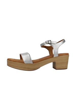 IRITA - Sandalias con plataforma - silber