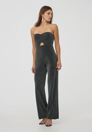 CON COPPE - Tuta jumpsuit - argento