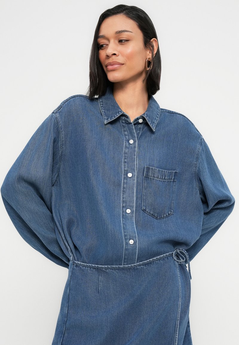 samsoe denim dress Sasky dress 15645 Medium denim blue