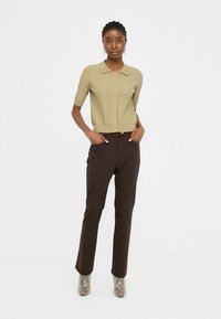 LIU JO HIGH-RISE - Pantaloni - brown