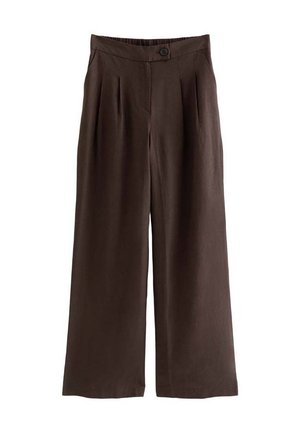 New Look, RICH TAILORED TROUSERS - Pantalones - dark brown