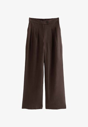 New Look, RICH TAILORED TROUSERS - Pantalon classique - dark brown