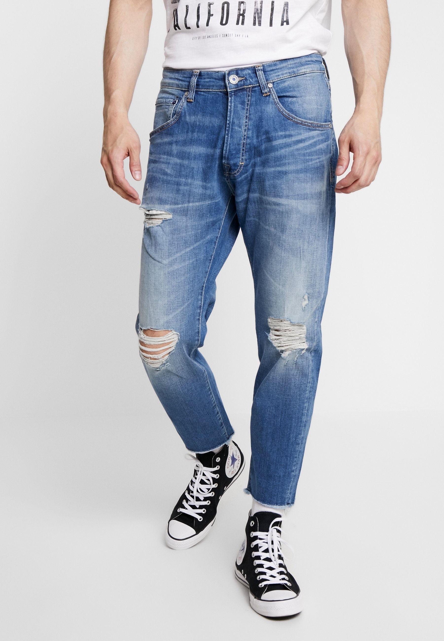 Jack Jones Jeans Straight Leg blue denim (Pre-owned) Zalando