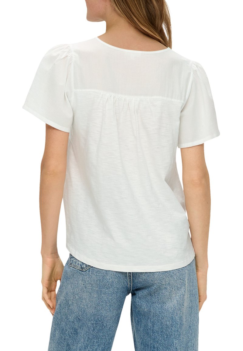 Blouse S.OLIVER Rayures Et Libellules - Boutonnée Dans Le Dos - Taille 34/36 - Occasion Très Bon état