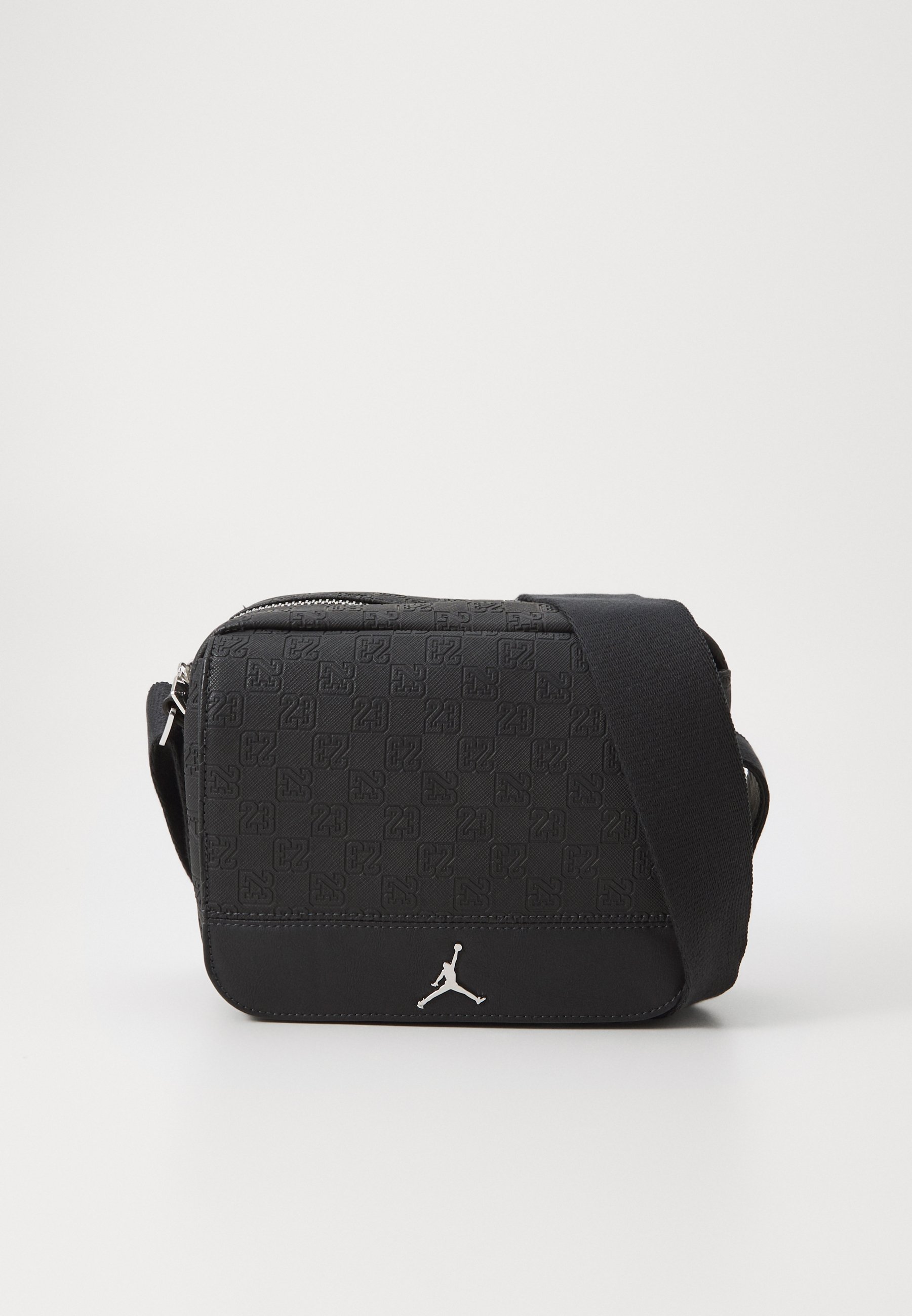 Jordan JAM MONOGRAM MINI MESSENGER BAG - Cross body bag - off noir