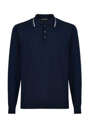 FALKE Basic Polo Shirt - Langarmshirt - space blue