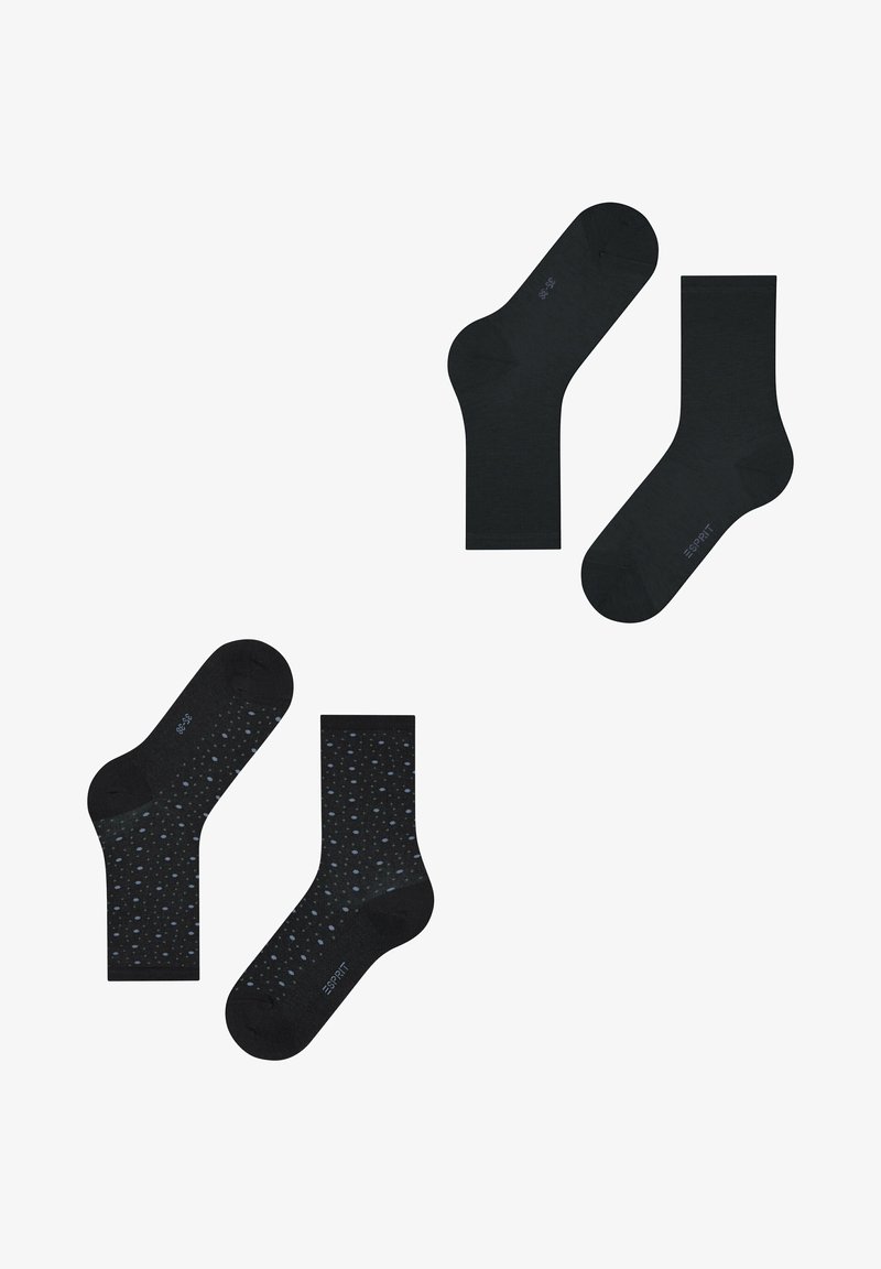 Esprit PLAYFUL DOT 2-PACK - Chaussettes - black