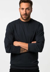 JP1880 LANGARM BASIC BAUCHFIT RUNDHALS BIS 8 XL - Sweater - dark blue
