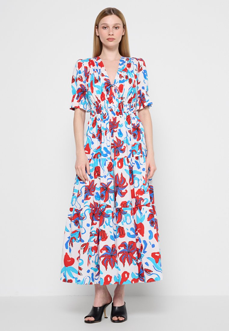 Diane von Furstenberg Maxi-jurk meerkleurig