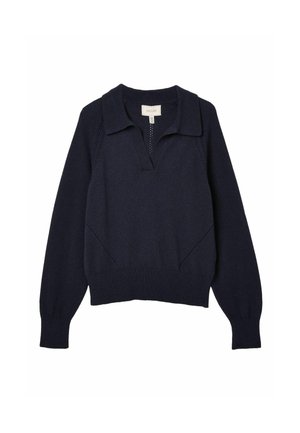 REGULAR FIT - Strickpullover - navy blue