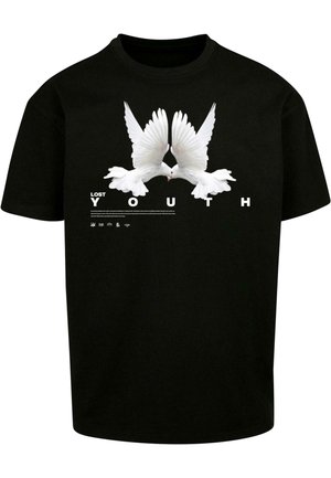 DOVE - T-shirt med print - black