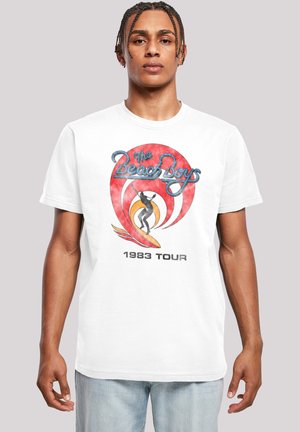 THE BEACH BOYS BAND SURFER 83 VINTAGE - Print T-shirt - white