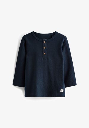 HENLEY NECK STANDARD - Ilgarankovis viršutinės dalies drabužis - navy