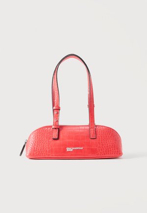 Karl Lagerfeld Jeans LOGO ELONGATED BAG - Handtasche - high risk red