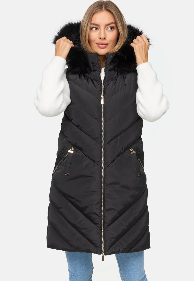 Threadbare PIRE PREMIUM  - Waistcoat - black