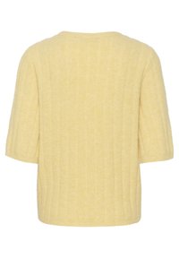 Gestuz ALPHA TEE - Lihtne T-särk - flaxen melange