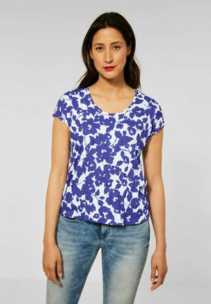 CRASH OPTIK - Print T-shirt - blau