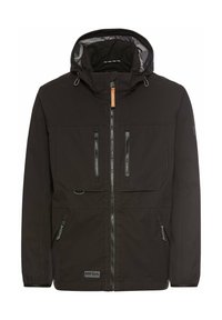 MIT ABNEHMBARER KAPUZE - Outdoorjas - asphalt