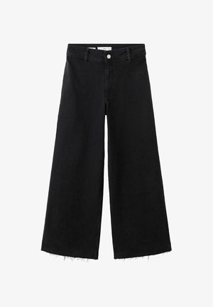 Mango, Flared jeans - black denim