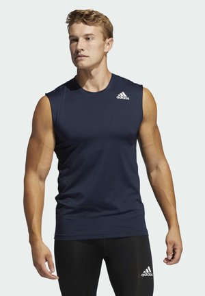 TECHFIT SLEEVELESS FITTED TANK TOP - Top - blue