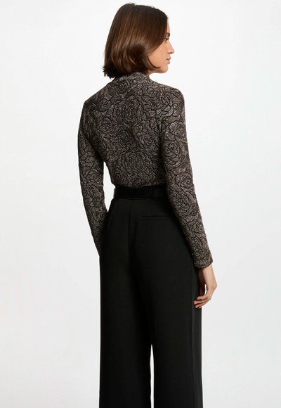 Top en maille crêpe léopard - léopard - Maternité - Femme - 6.00
