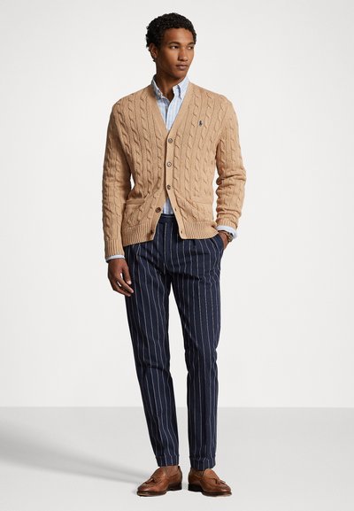 Polo Ralph Lauren LONG SLEEVE - Adīta jaka - camel melange