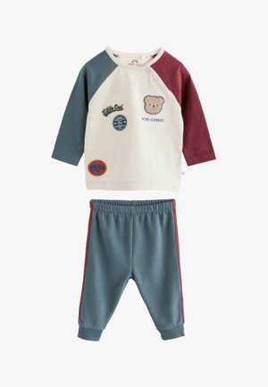 Next, REGULAR FIT - TOP AND LEGGINGS BABY SET - Legíny – nohavice - blue neutral varsity