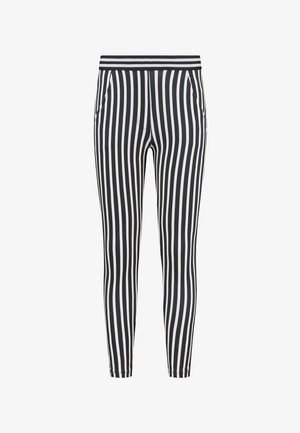 JOLLY NAVY - Trousers - blauw/off white