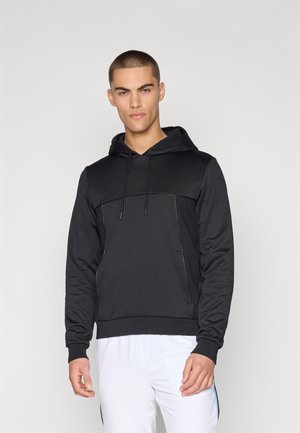 Sergio Tacchini DERIVA HOODIE TRACKTOP - Hoodie - black