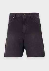 LOOSE  - Denim shorts - black