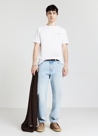 Calliope CON TASCHINO - T-shirt basic - bianco ottico